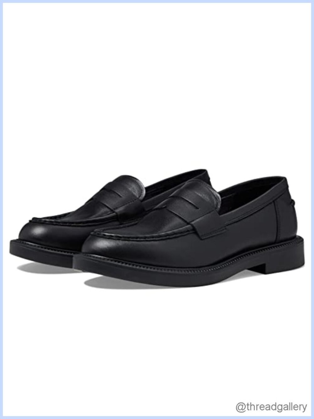 Blondo Halo Waterproof Leather Loafers Block Heel Slip-On